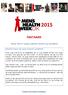 FAKTAARK. Tema 2015: Unge mænds trivsel og sundhed