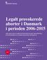 Legalt provokerede aborter i Danmark i perioden