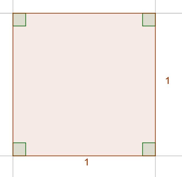 Opgave 6a 1) Hvad er længden af diagonalen i kvadratet?