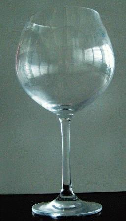 20cm 1433: Glas Krystal Bordeaux 455ml H. 211mm Pris ved 1 stk.