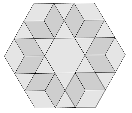 Elevark Niveau 5 - Side 4 Opgave 5-6 Prøv at lave dette mønster: Lidt hjælp: Brug værktøjet Regulær polygon til at tegne sekskanten i midten Brug værktøjet spejle sekskanten.