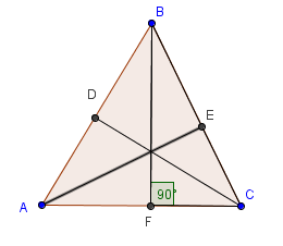 Elevark Niveau 6 - Side 1 Højder i en trekant En højde går fra vinkelspids og vinkelret på modstående side.