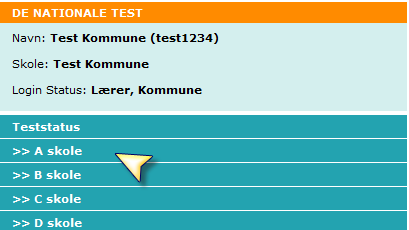 2.2 Teststatus trin for trin 2.2 Teststatus trin for trin Trin Handling 1. Fra http://www.testogprøver.dk /menuen Kommune 2.