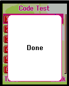 De lagerede IR koder kan tjekkes ved At trykke på TEST Code test, En for en kan man tjekke in indprogrammerede koder. Kommando Liste Brugere kan sende SMS bekseder for at styre / overvåge enheden.