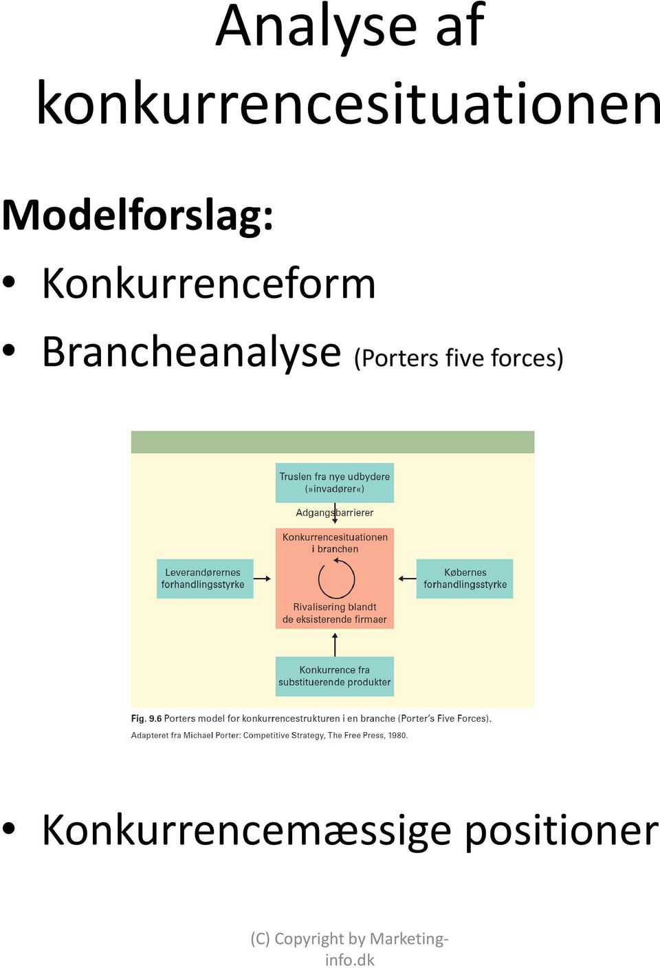 Modelforslag: Konkurrenceform