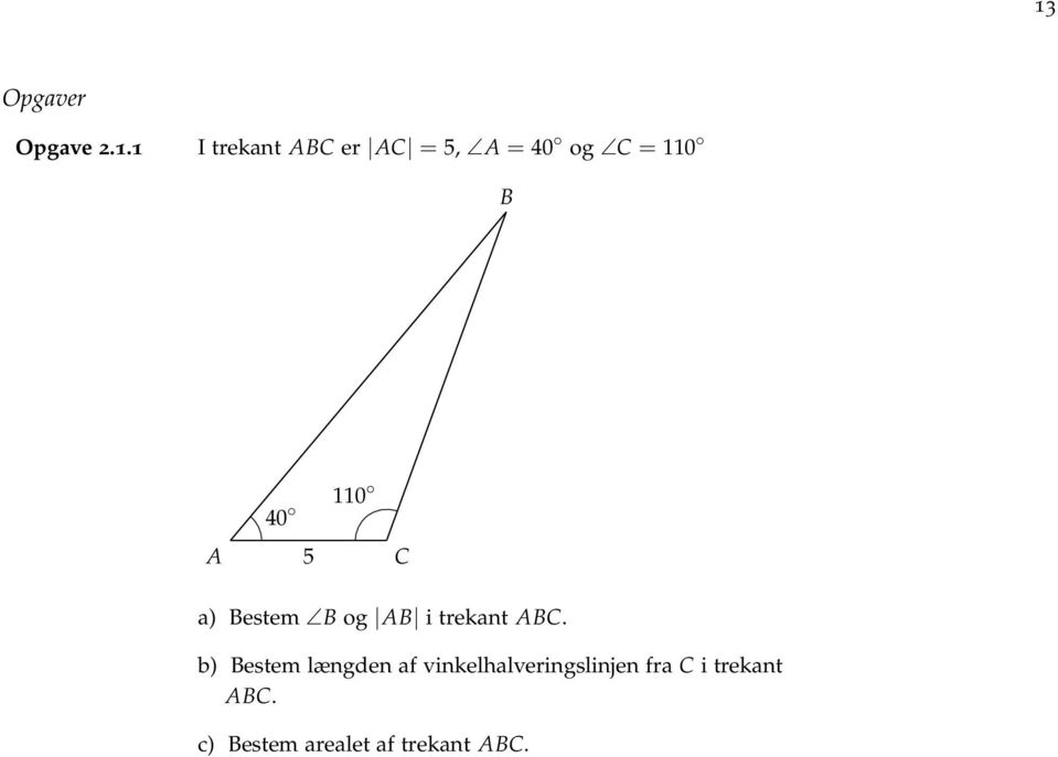 trekant ABC.