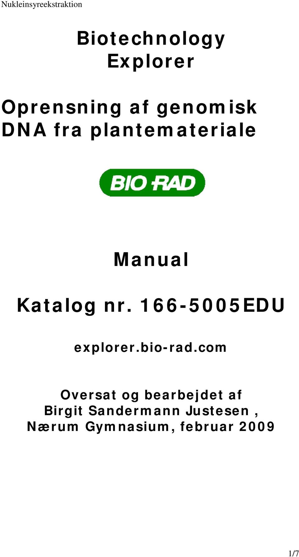 166-5005EDU explorer.bio-rad.