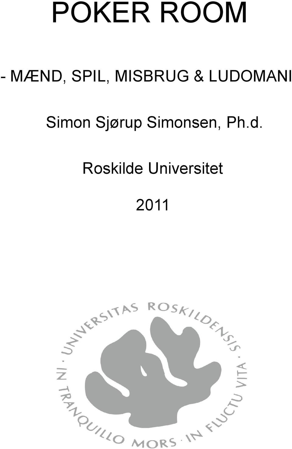 Sjørup Simonsen, Ph.d.