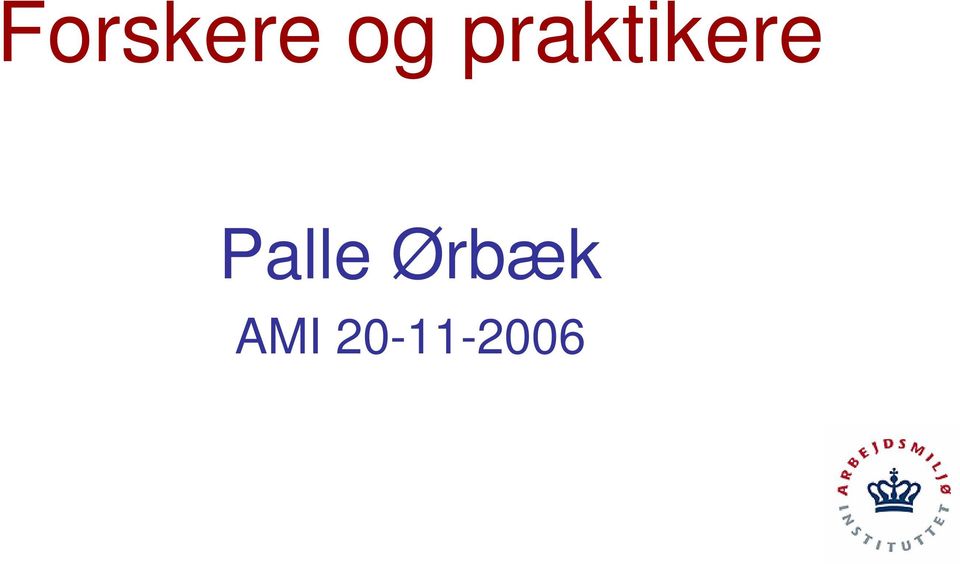 Palle Ørbæk