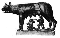 LINGUA LATINA Romulus og Remus Romerriget opstod med udgangspunkt i byen Rom. Men hvorfor talte romerne latin og ikke romersk?