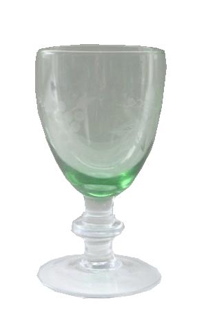 Farvede 1359: Glas grapes aubergine 13 cm.