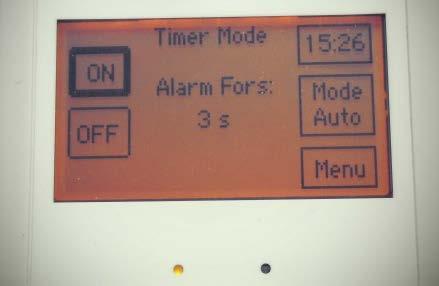 I Timer-Uret indstilles tiden i de respektive ruder/ funktion ( Auto Start, Auto Stop, Skal lægge sig og Skal stå op.