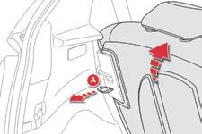 Opbevaring af sikkerhedsseler Nedfældning af bænkbagsædets ryglæn Oprejsning af bagsædets ryglæn Komfort 3 3-dørs 5-dørs Når de ikke