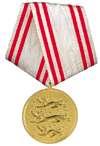 Fortjenstmedaljen i guld Fortjenstmedaljen i sølv for 40 års ansættelse Den Kongelige Belønnings medalje i guld med krone Den Kongelige Belønnings medalje i guld Den Kongelige Belønnings medalje i