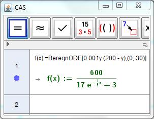 Opgave 8 a) Den partikulære løsning til differentialligningen y = 0.
