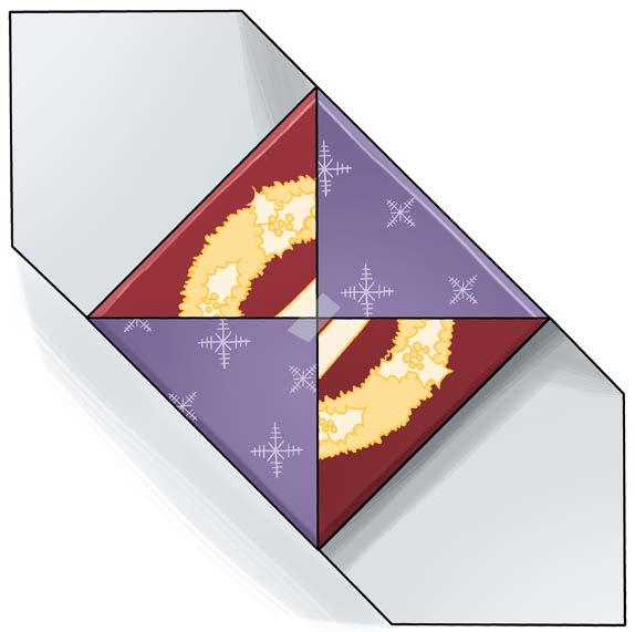 et kvadratisk stykke gavepapir som vist på figur 2 herunder. Figur 2 3.