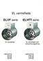 EL varmeflade med. temperaturregulering. Typer: ELVF 100 ELVF 125 ELVF 160 ELVF 200 ELVF 250. Typer: ELVFT 100 ELVFT 125 ELVFT 160 ELVFT 200 ELVFT 250