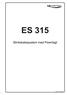 ES 315. Stinkskabssystem med FlowVagt ES 315 /