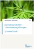 MEDICINFORBRUG - MONITORERING Cannabisprodukter monitorering af brugen 3. kvartal 2018