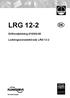 LRG 12-2. Driftsvejledning 810560-00. Ledningsevneelektrode LRG 12-2