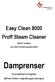 Damprenser. Easy Clean 8000 Proff Steam Cleaner. (Oversættelse fra Engelsk) (Billeder findes i originalbrugsanvisningen) (Med 5L vandtank