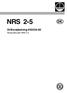 NRS 2-5. Driftsvejledning 810539-00 Niveauafbryder NRS 2-5