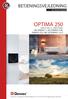 OPTIMA 250 BETJENINGSVEJLEDNING. DK / Version 23.09.2014 DISPLAY VER. 3,1 / PRINT ES960C GES ENERGY 1, GES ENERGY S/M, ENERGY ECO 180, GE ENERGY 1/2/3