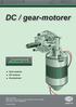 DC / gear-motorer. Gear-motorer DC-motorer Illustrationer. Hella A/S