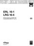 ERL 16-1 LRG 16-4. Driftsvejledning 810767-00 Ledningsevneelektrode ERL 16-1, LRG 16-4