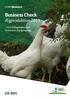 DLBR Økonomi. Business Check. Ægproduktion 2013. med driftsgrensanalyser for konsum æg og rugeæg