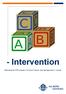 - Intervention Differentieret PPR-indsats i forhold til elever med særlige behov i skolen