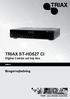 TRIAX ST-HD527 CI Digital Combo set top box. Brugervejledning