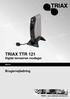 TRIAX TTR 121 Digital terrestrisk modtager. Brugervejledning