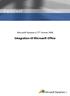 Factsheet. Microsoft Dynamics C5 Version 2008. Integration til Microsoft Office