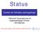 Status. Center for kliniske retningslinjer. - Nationalt Clearinghouse for sygeplejefaglige kliniske retningslinjer