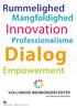 Rummelig. Mangfoldighed. Innovation. novation. Professionalisme. ssionalisme. Dialog. Empowerment. på Vollsmose Bibliotek