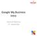 Google My Business Intro. Novicell Webinar 17. september