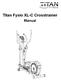 Titan Fysio XL-C Crosstrainer Manual