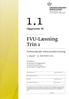 1.1. FVU-Læsning Trin 1. Opgavesæt M. Forberedende voksenundervisning. 1. august - 31. december 2011