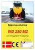 Betjeningsvejledning WD 250 M2. Læs omhyggeligt før ibrugtagning! Stand: 02/2013, V1.8. Ref.: 00600-3-035