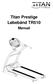 Titan Prestige Løbebånd TR510. Manual
