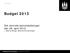 Budget Det centrale samarbejdsorgan den 26. april 2012 // Bjarne Winge, Økonomiforvaltningen