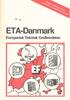 ETA-Danmark.. Europæisk Teknisk Godkendelse