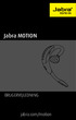 Jabra motion BRUGERVEJLEDNING. jabra.com/motion