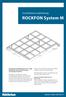 ROCKFON System M. Installationsvejledning
