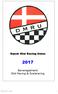 Dansk Mini Racing Union. Banereglement Slot Racing & Scaleracing. DMRU 2017 v. august - 1 -