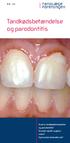 Tandkødsbetændelse og parodontitis