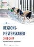 REGIONS- MESTERSKABER Regionalt mesterskab for årgangssvømmere
