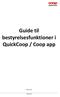 Guide til bestyrelsesfunktioner i QuickCoop / Coop app