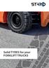 Solid TYRES for your FORKLIFT TRUCKS